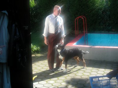 Manfred mit Hund