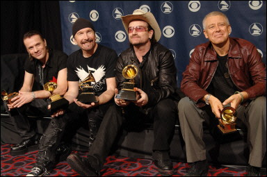 U2 beim Grammy 2006